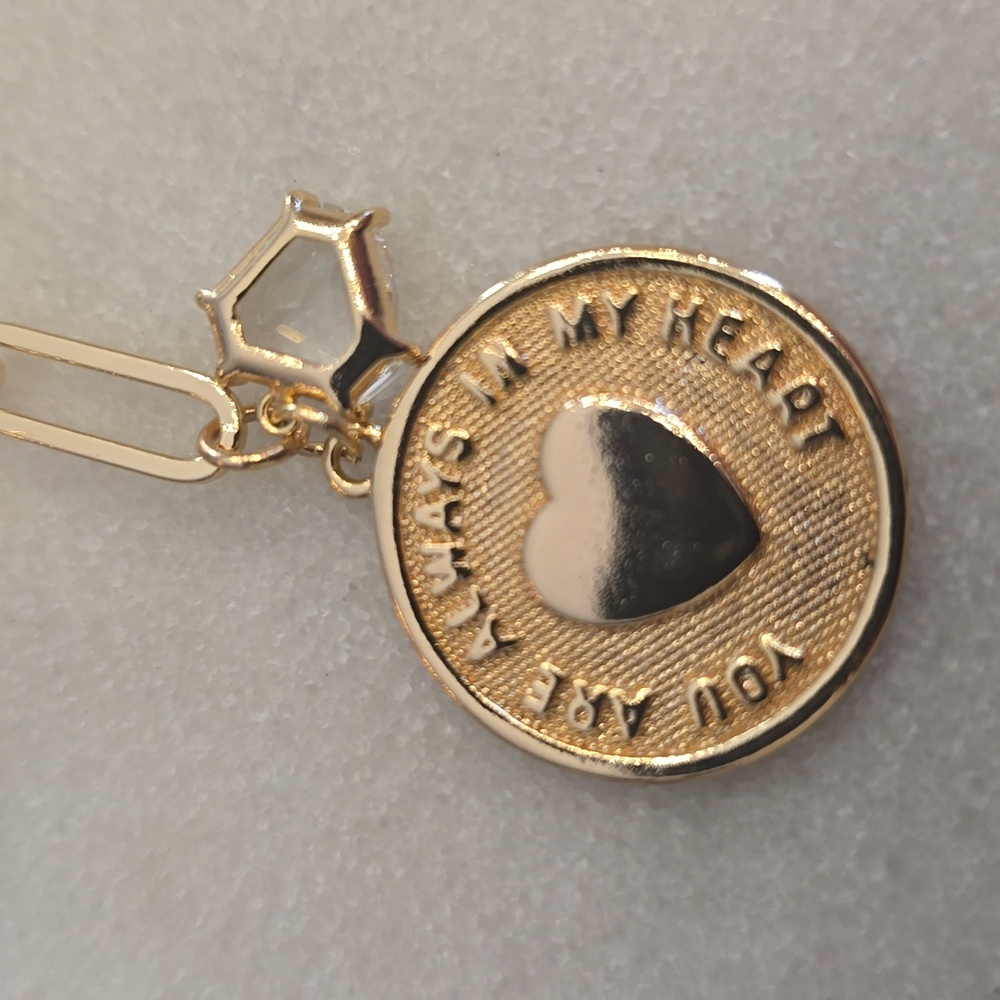 NWT Anthropologie Icon Layer 14k Gold Plated Necklace - Picture 3 of 8